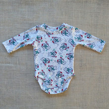 Load image into Gallery viewer, This adorable baby bodysuit & pants & hat set will make the perfect baby Christmas gift. is made of soft cotton knit with a smooth hand, featuring a natural 2-way stretch. Each item is also sold separately.Nickel-free snap closure allows for quick diaper changes. Fabric is prewashed and preshrunk. Machine wash/tumble dry.Made in Vermont, USA