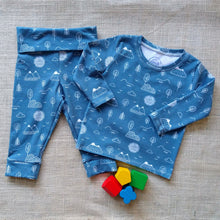 Load image into Gallery viewer, Blue Mountain Long Sleeve Top &amp; Pants Set
