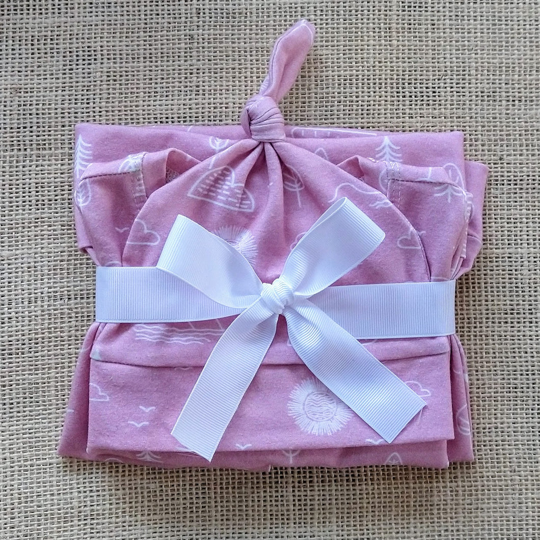 Pink Mountain- New Baby Gift Set